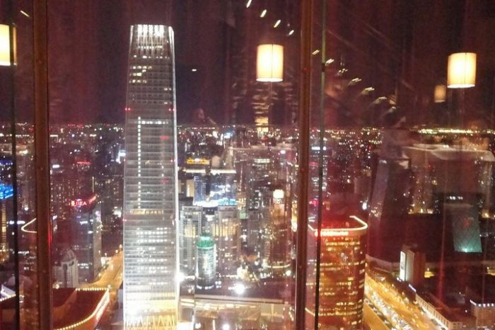 Private Beijing City Night Tour with Dinner or Bar Experience in 360-degree view Sky City Bar