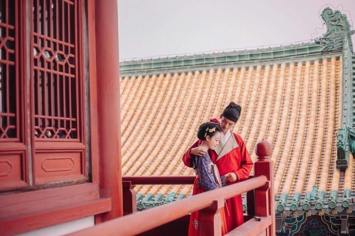 Forbidden City Walking Tour in Hanfu Costume and Photo Shooting Experience