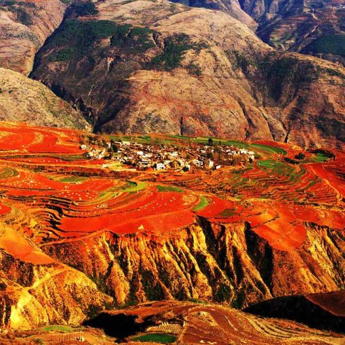 Private Dongchuan Red Land Sightseeing Day Tour from Kunming