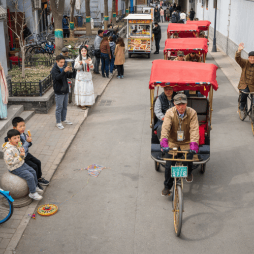 Tian’anmen square,Forbidden City,Drum tower+Hutong Rickshaw