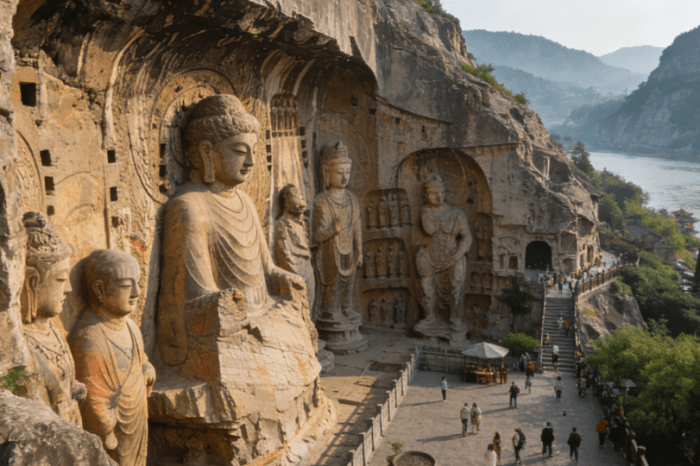 All Inclusive Luoyang Private Day Tour to Longmen Grottoes and White Horse Temple