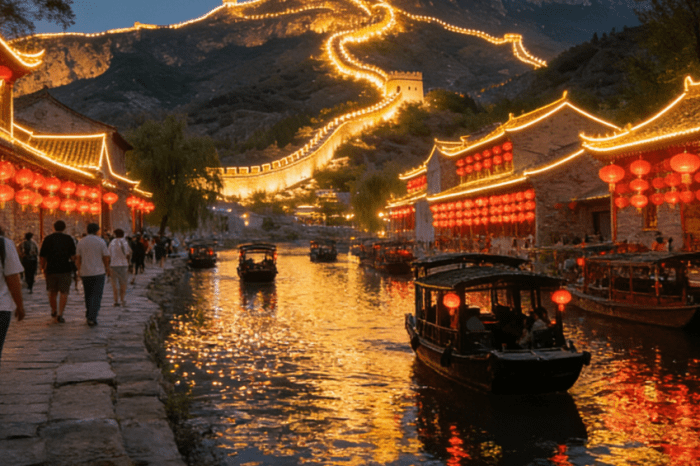 Jinshanling Private Tour with Night View of Simatai and Gubei Water Town from Beijing