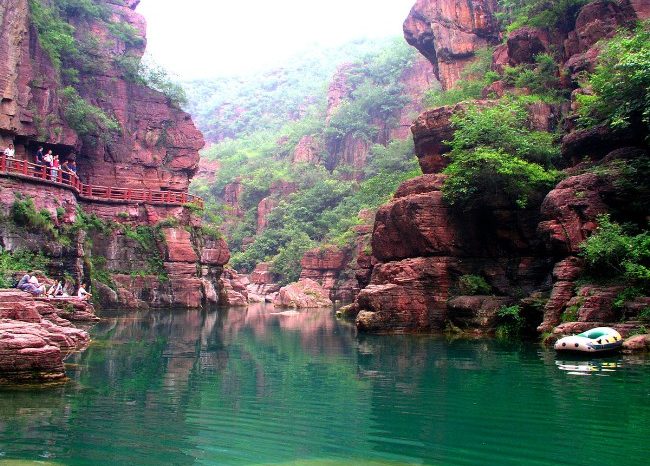 Beijing Private Day Trip to Yuntai Mountain Geopark in Henan by Bullet Train