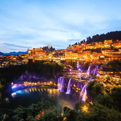 Zhangjiajie: Mountain Peaks and Nighttime Dreams Tour