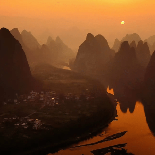 Yangshuo/Guilin: Full- or Half-Day Xianggong Hill Sunrise